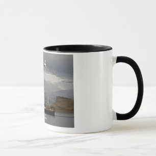 Caneca Alaska Juris, F.C.A. Traineira no porto holandês,
