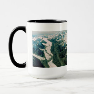 Caneca Alaska Mountain Range-Aerial View
