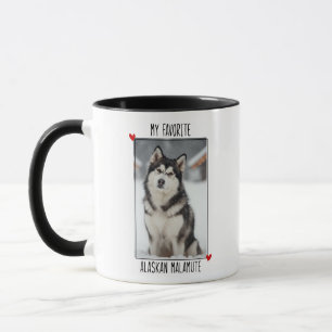 Caneca Alaskan Malamute Foto Personalizada Amante de Cach