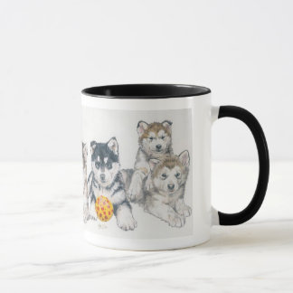 Caneca Alaskan Malamute Puppies