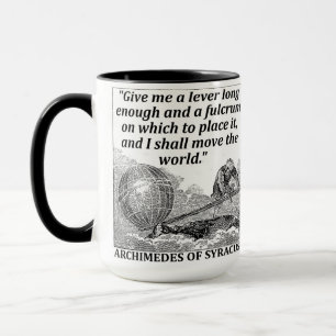 Caneca Alavanca de Archimedes