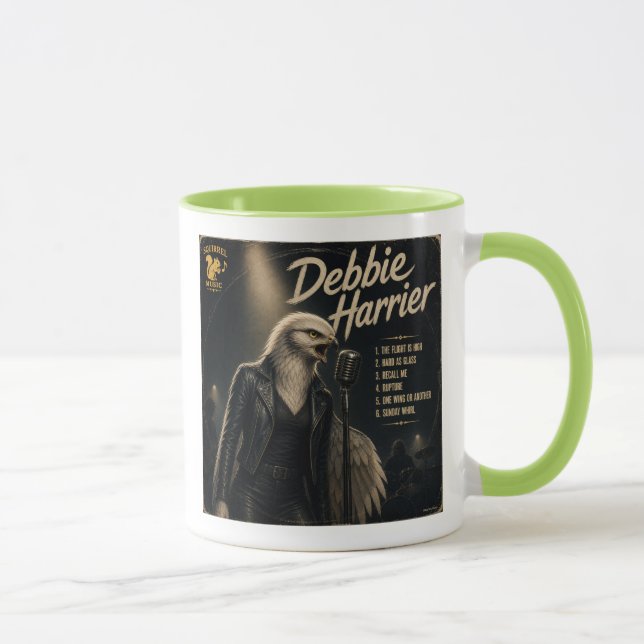 Caneca Álbum de Debbie Harrier: uma Paródia (Direita)