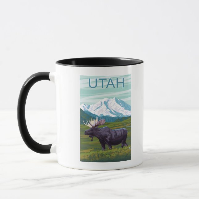 Caneca Alce com MountainUtah (Esquerda)