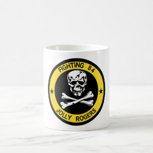 Caneca alegre de VF-84 Rogers