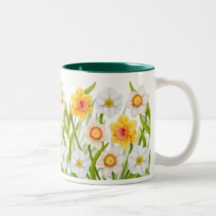 Caneca alegre dos Daffodils do primavera