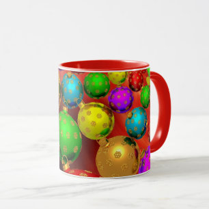 Caneca Alegria de Enfeites de Natal