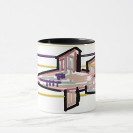 Caneca Alegria de verão dos tubarões
