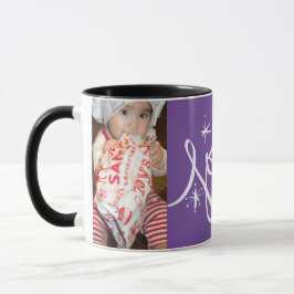 Caneca Alegria Desenhada à Mão com Foto