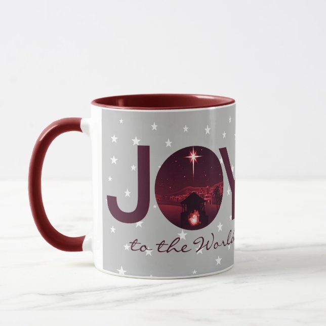 Caneca Alegria para o Mundo natividade   (Esquerda)