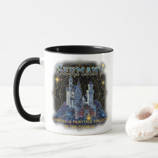 Caneca Alemanha Celestial Castelo Neuschwanstein Arte