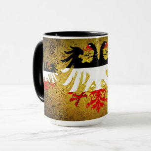 Caneca Alemanha para sempre/bandeira do império alemão 