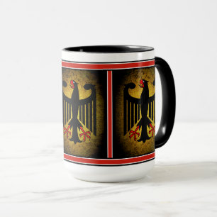 Caneca Alemão, águia negra da bandeira alemã, Alemanha
