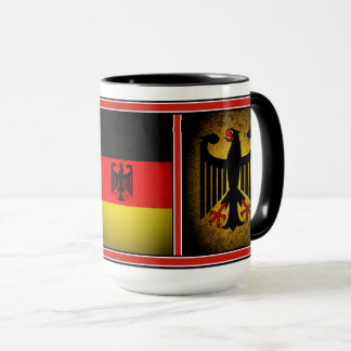 Caneca Alemão, águia negra da bandeira alemã, Alemanha 15