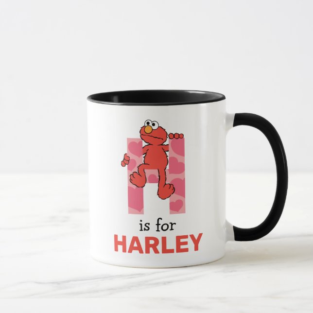 Caneca Alfabeto do Elmo | C Corações (Direita)