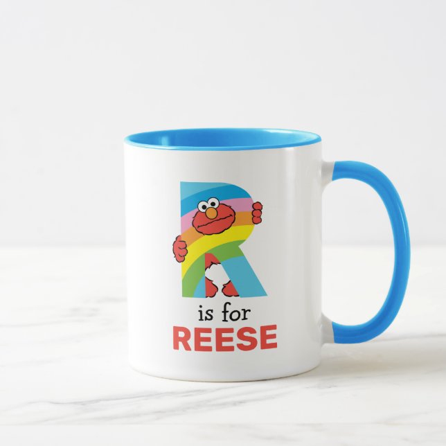 Caneca Alfabeto do Elmo | Chuva Colorida (Direita)