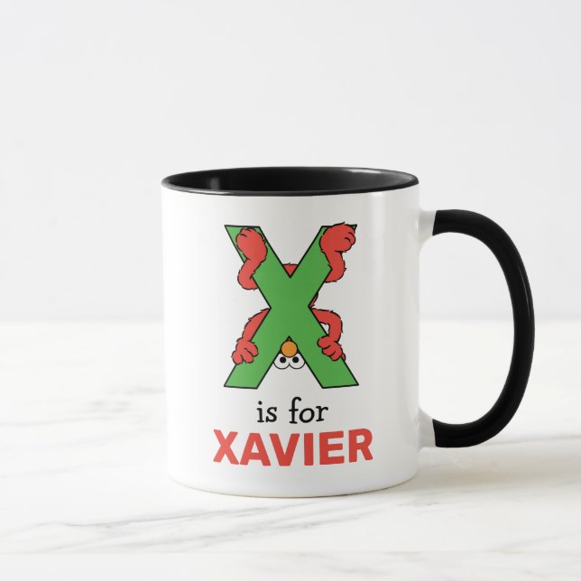 Caneca Alfabeto do Elmo | X Verde (Direita)
