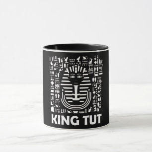 Caneca Alfabeto Hieróglifo Hieróglifo do Rei Tut faraó