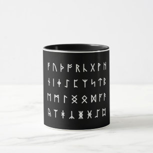 Caneca Alfabeto Runic [Futhorc]