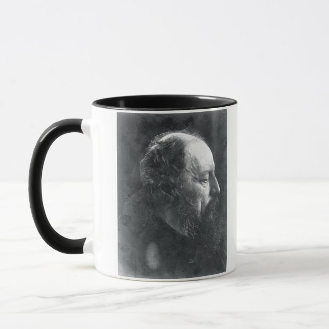 Caneca Alfred, senhor Tennyson (1809-92) c.1868 (Esquerda)