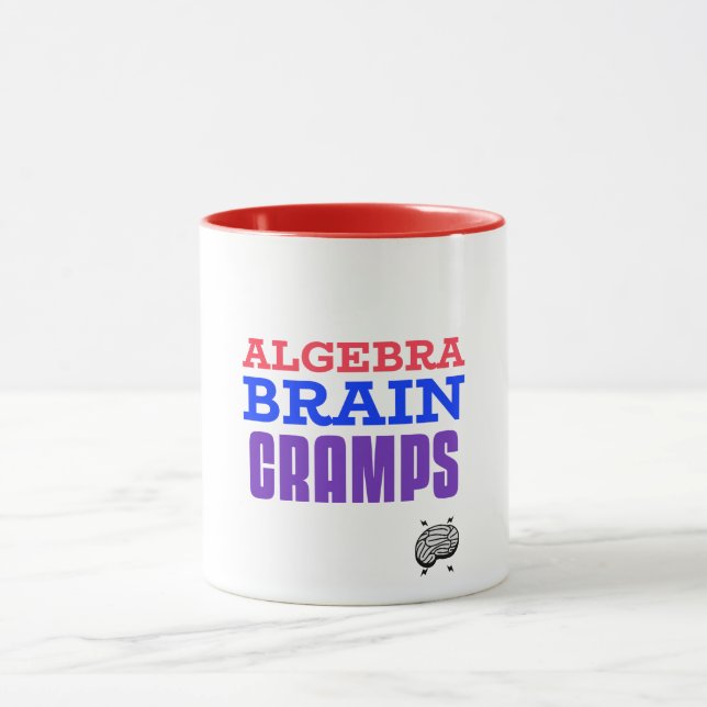 Caneca Álgebra Cérebro Cobra Matemática Professora de Álg (Centro)