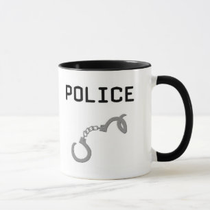 Caneca Algemas da polícia