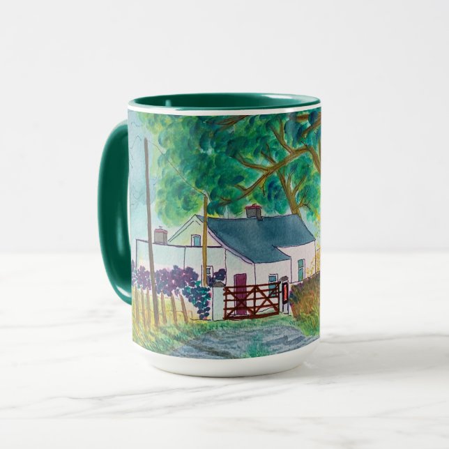 Caneca Algodão irlandês (Frente Esquerda)