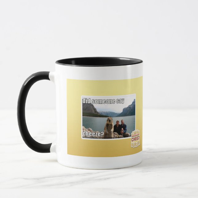 Caneca Alguém disse o cheeze? (Esquerda)