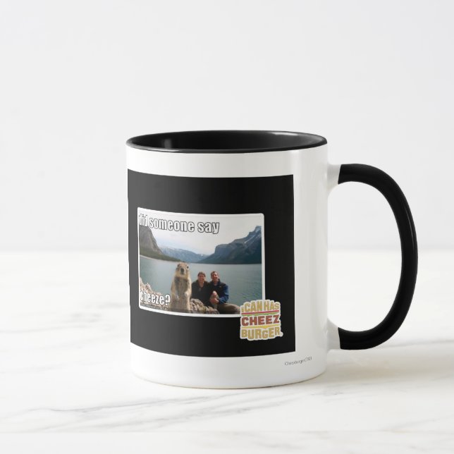 Caneca Alguém disse o cheeze? (Direita)