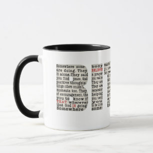 Caneca Alguém em algum lugar (BITUB)