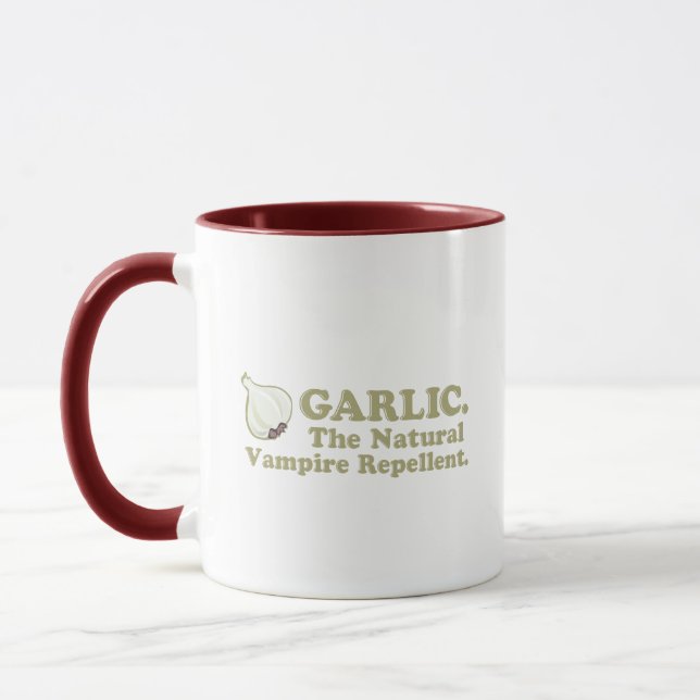 Caneca Alho O Repelente Natural de Vampiros (Esquerda)