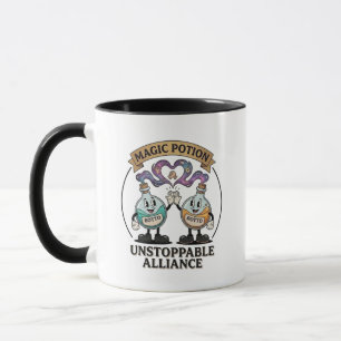 Caneca Aliança Imparável Botto Marca Poção Mágica Retro