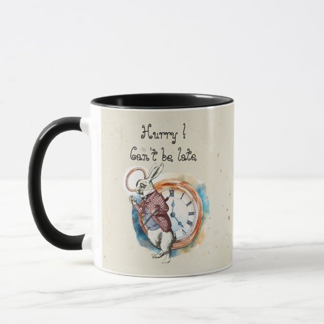 Caneca Alice - Coelho Branco 1865 (Esquerda)