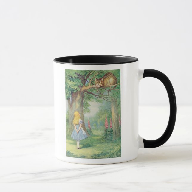 Caneca Alice e o Gato de Cheshire (Direita)