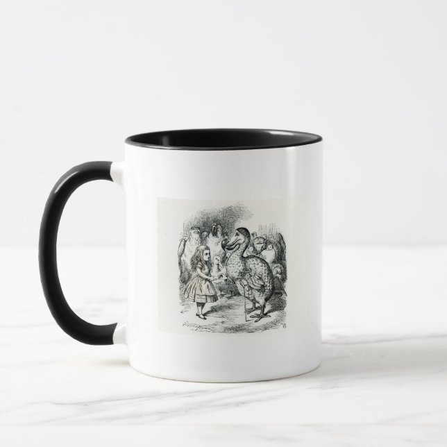 Caneca Alice encontra o Dodo (Esquerda)