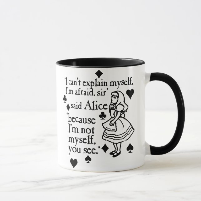 Caneca Alice Não Eu Mesmo (Direita)