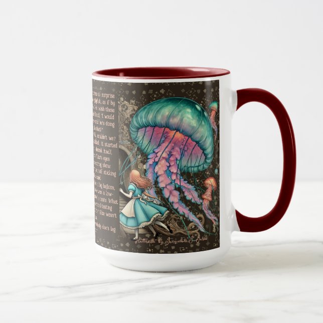 Caneca Alice no País das Maravilhas de Wonderland Hatterv (Direita)