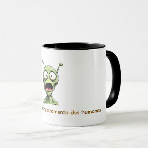 Caneca Alien abismado.
