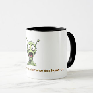 Caneca Alien abismado.