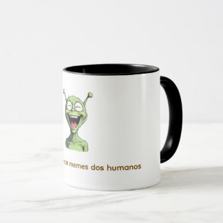 Caneca "Alien se divertindo"!