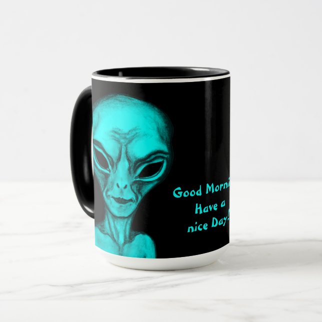 Caneca Alienígena, Bom Dia (Frente Esquerda)