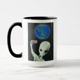 Caneca Alienígena de café