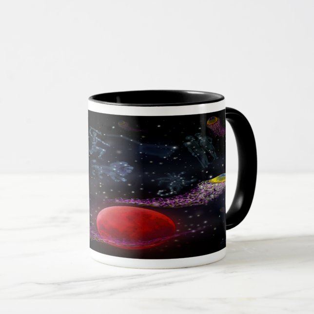 Caneca Alienígena Tentáculos (Frente Esquerda)