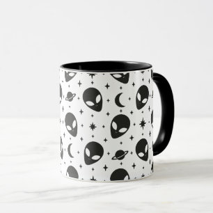 Caneca Alienígenas e Estrelas