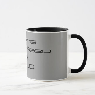 Caneca Alimentação            de ajuda o MUNDO