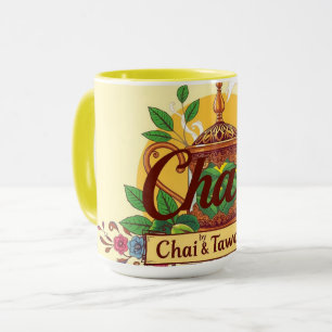Caneca Alimentado Por Chai & Tawakkul Bule Islâmico Flo