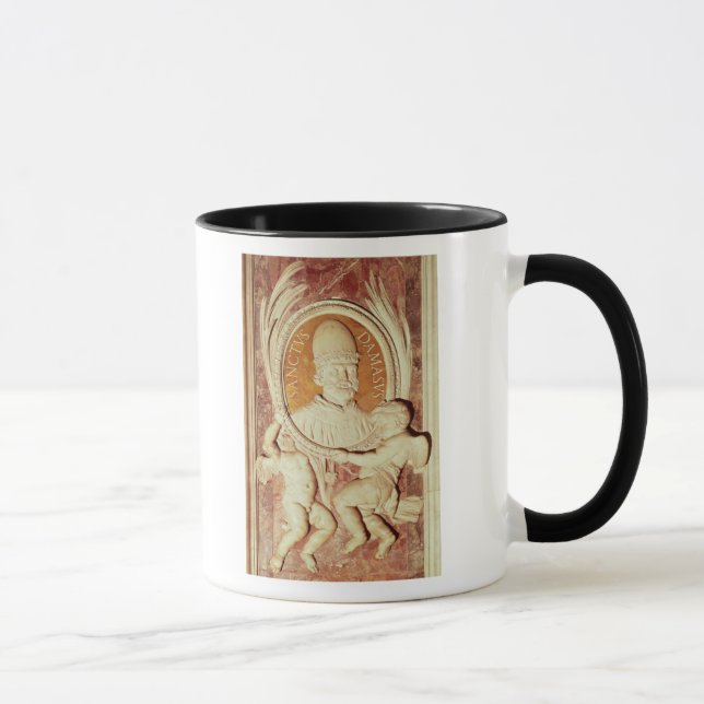 Caneca Alivio de Damasus mim em um pilaster do nave (Direita)