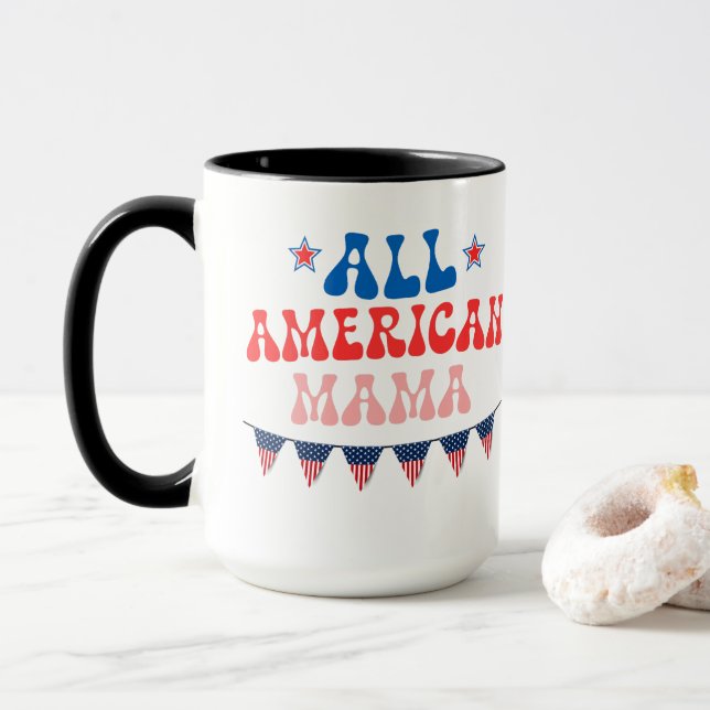 Caneca All American MaMa (Com Donut)
