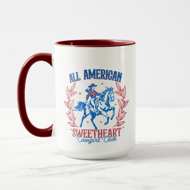 Caneca All American Swetheart Cowgirl Club (Esquerda)