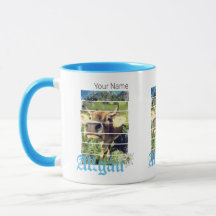 Allgäu Alps Vintage Cow Bavaria Alemanha Souvenir