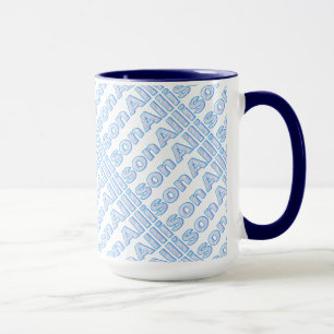 Caneca Allison Blue Style 15 oz Ringer